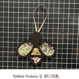 Clear Scraps bee and hive sun catchers 15