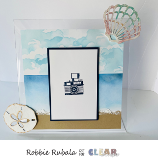 Beachy Scrapbook Display 16