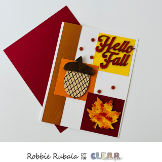 Fall embellishment punch out cards 18