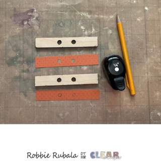 Using leftover pieces for a Fall hanger 4