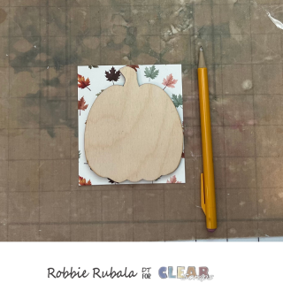 Using leftover pieces for a Fall hanger 7