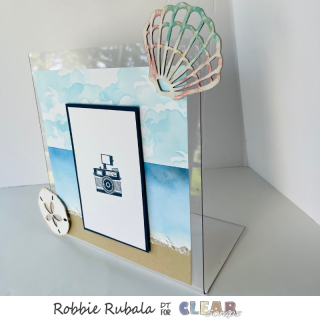 Beachy Scrapbook Display 17
