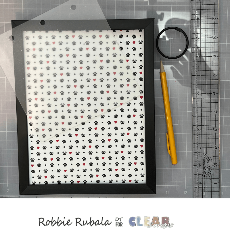 Clear Scraps Acrylic flip album