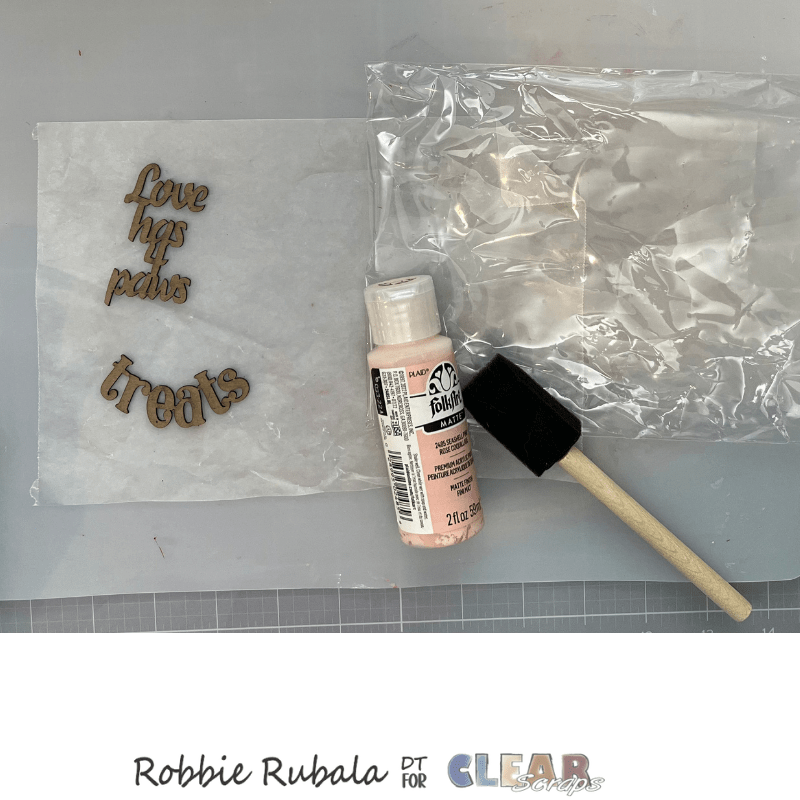 Clear Scraps Acrylic flip album