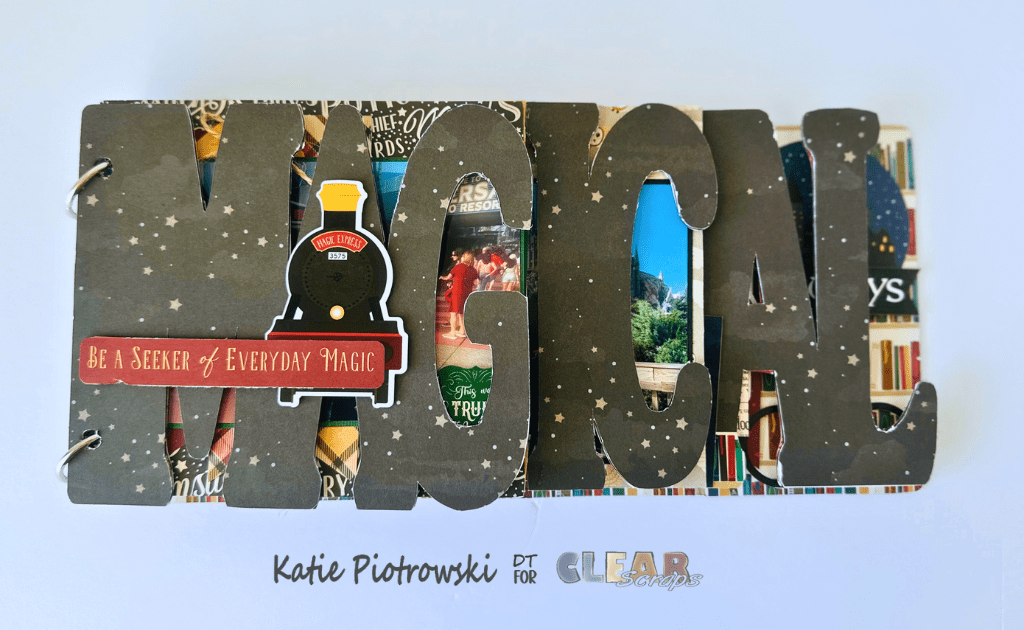 A Magical Mini Album with Clear&nbsp;Scraps