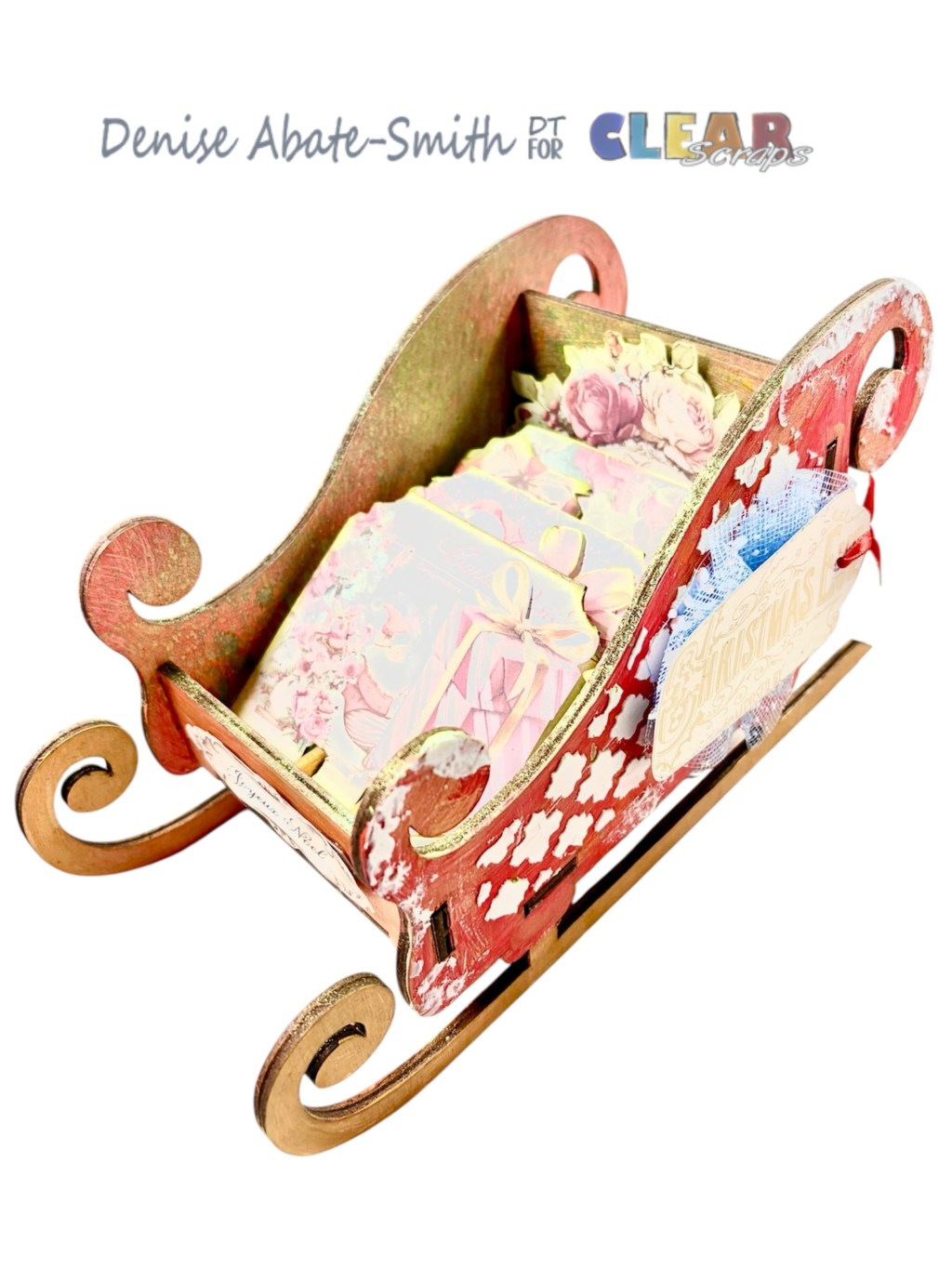 “Santa’s Sleigh File Box and Memory Dex Cards”