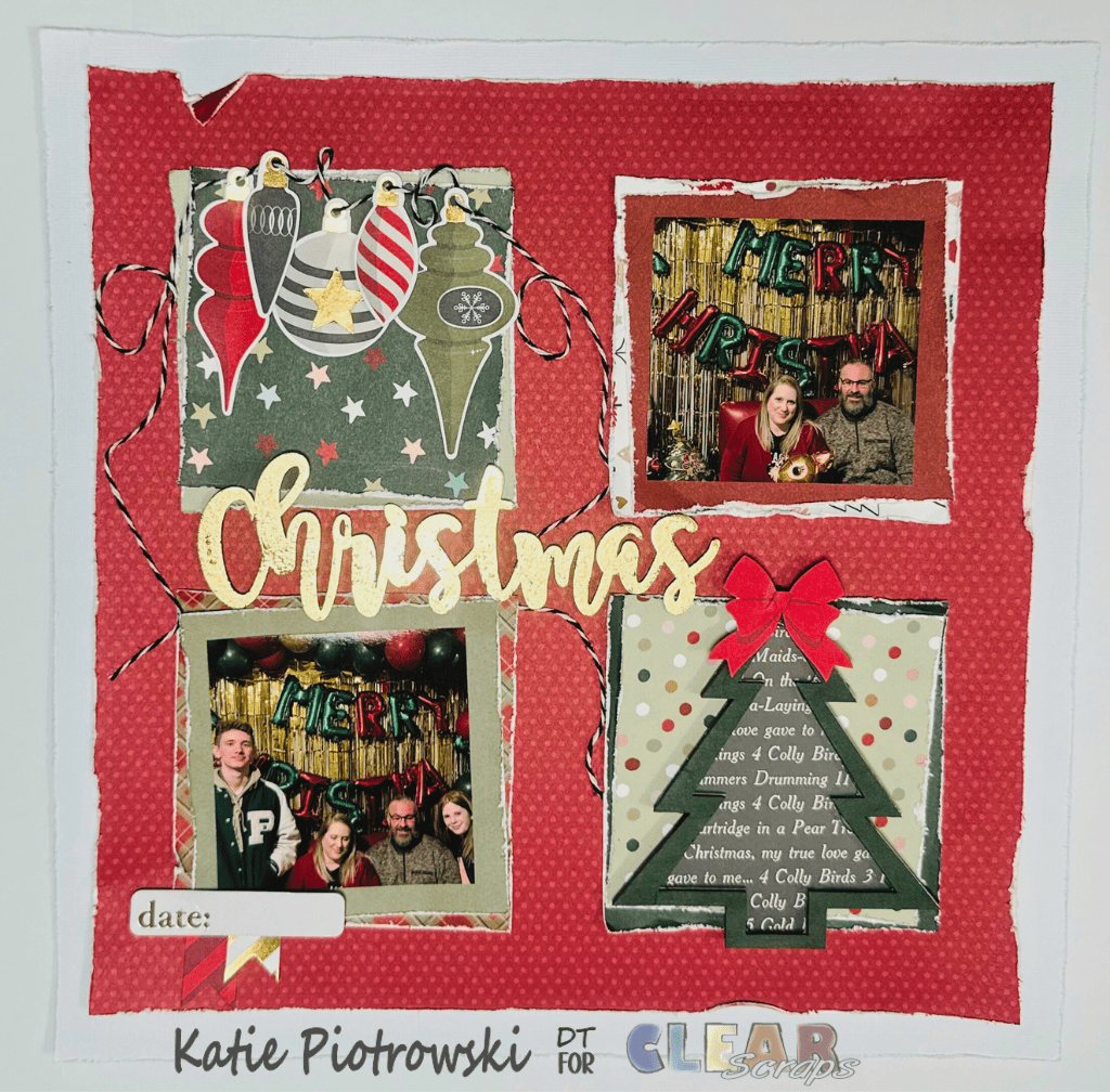 Layered & Lovely: A Festive Christmas Scrapbook&nbsp;Layout
