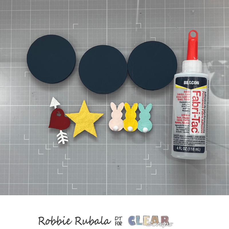 Clear Scraps Mason Jar wooden covers treat holder