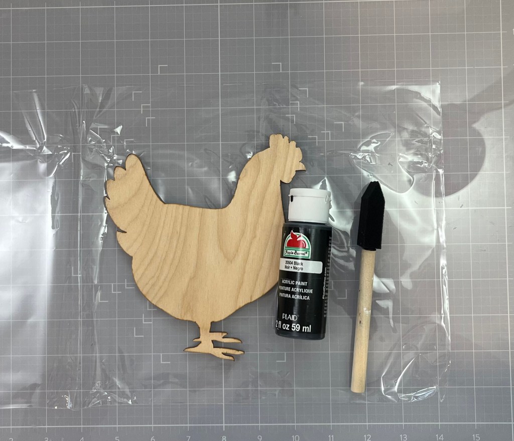 Shiplap chicken from Clear Scraps
