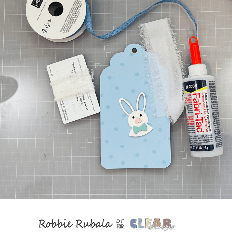 Scallop Easter tags from Clear Scraps