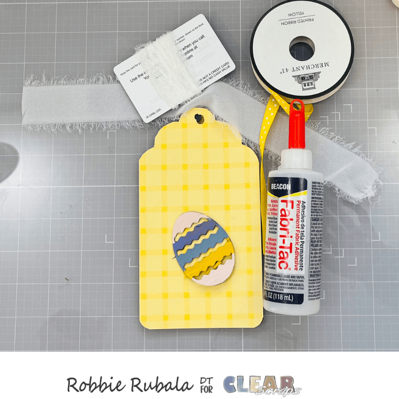 Scallop Easter tags from Clear Scraps