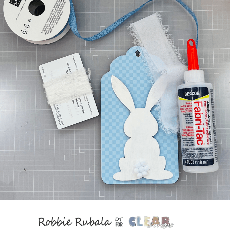 Scallop Easter tags from Clear Scraps