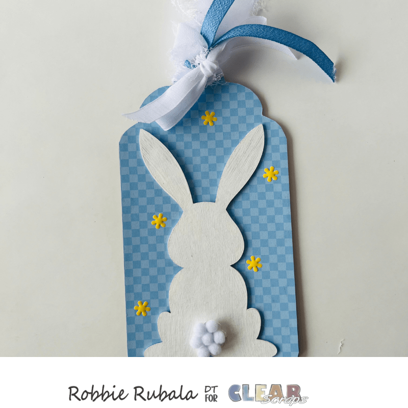 Scallop Easter tags from Clear Scraps