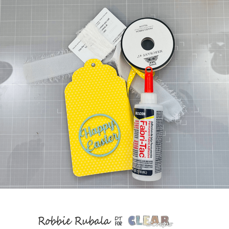 Scallop Easter tags from Clear Scraps