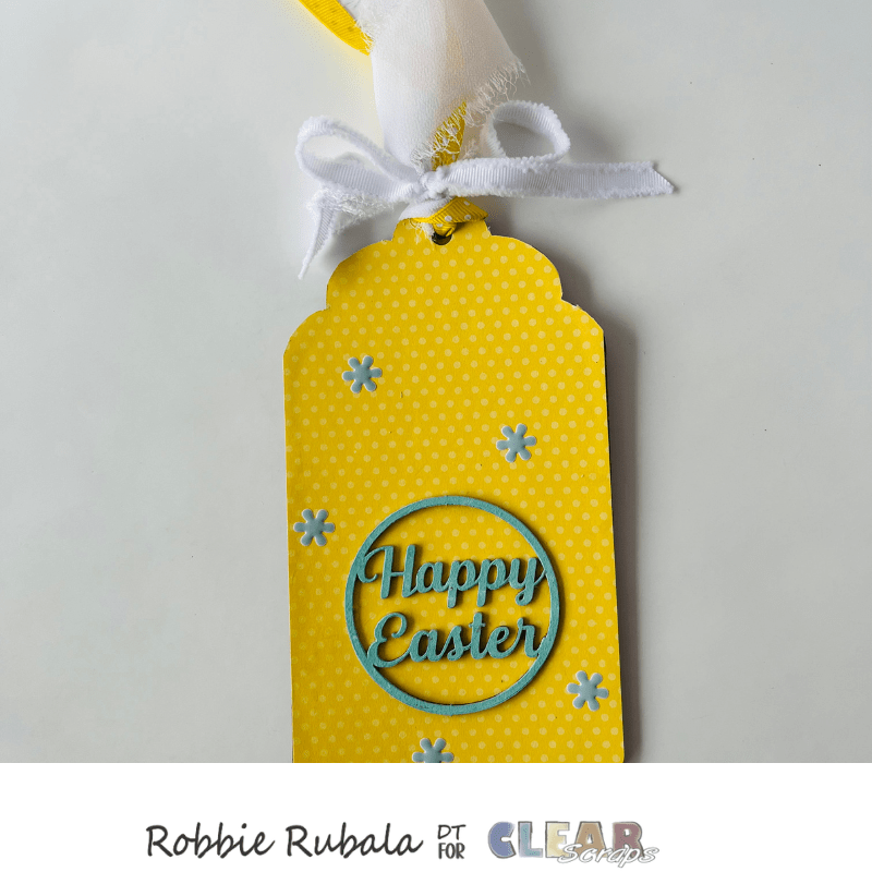 Scallop Easter tags from Clear Scraps