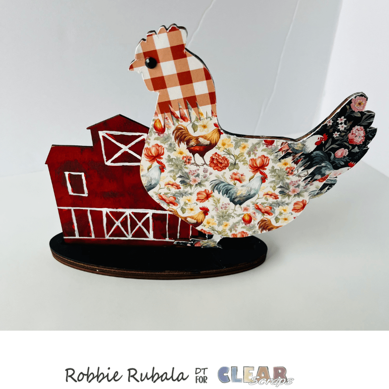 Shiplap chicken from Clear&nbsp;Scraps