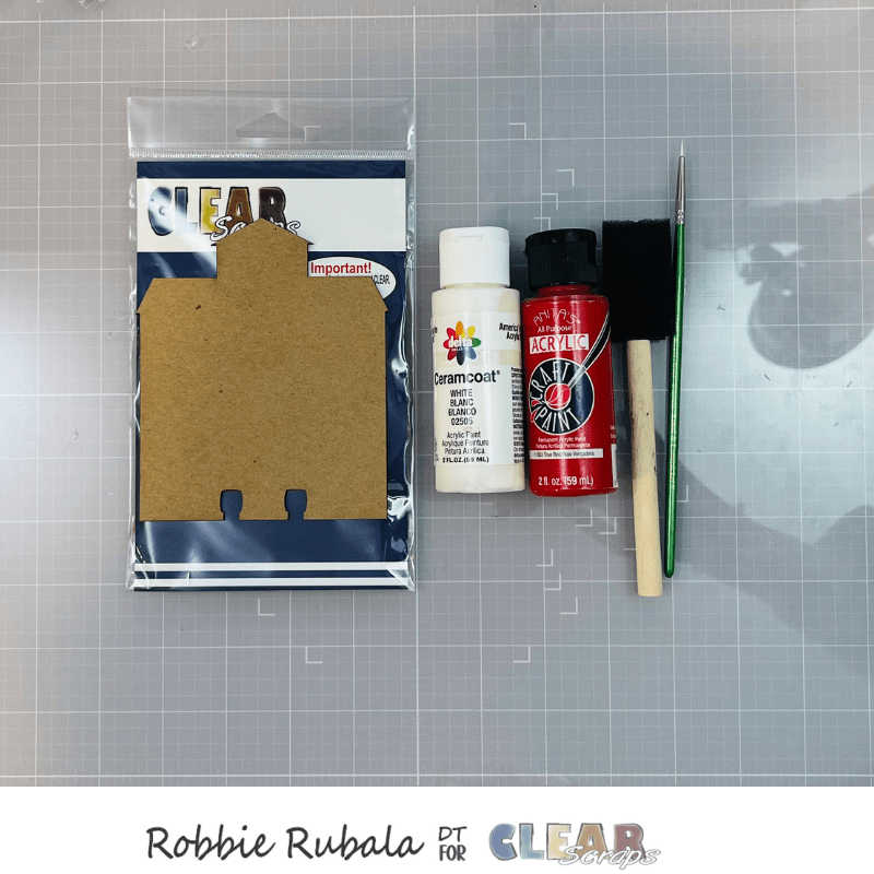 Shiplap chicken from Clear Scraps