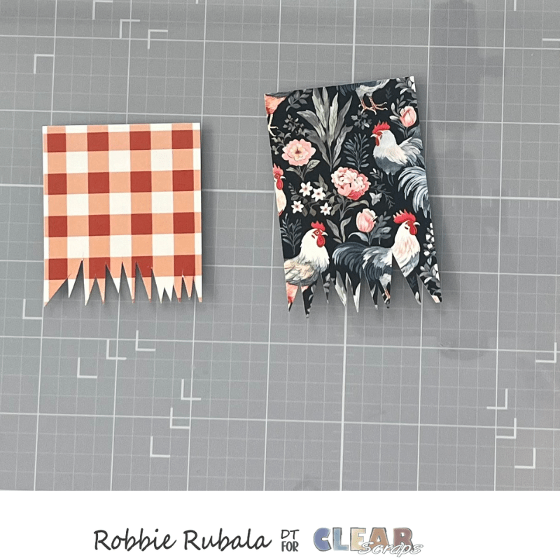 Shiplap chicken from Clear Scraps