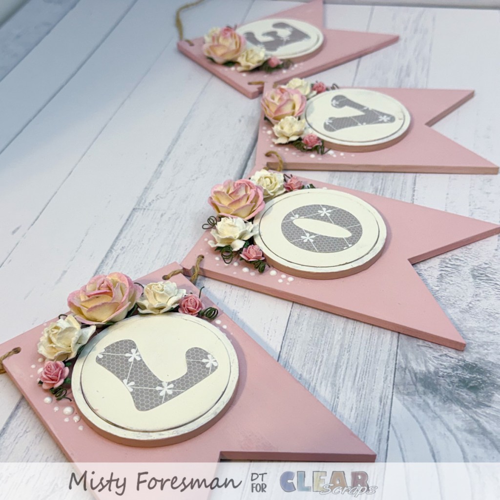 Valentines Floral “LOVE” Banner