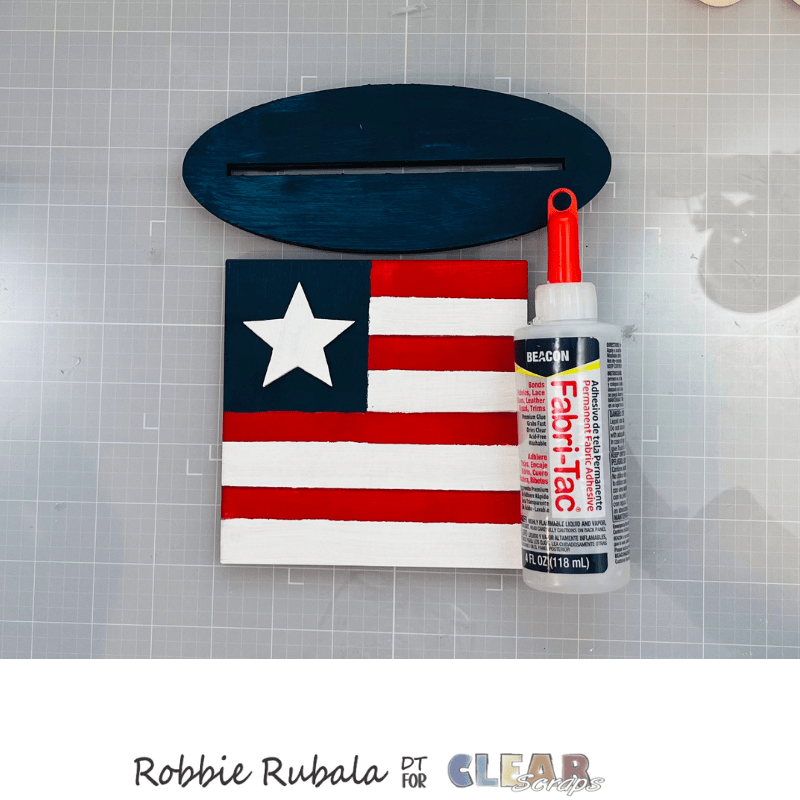 Square Shiplap patriotic idea