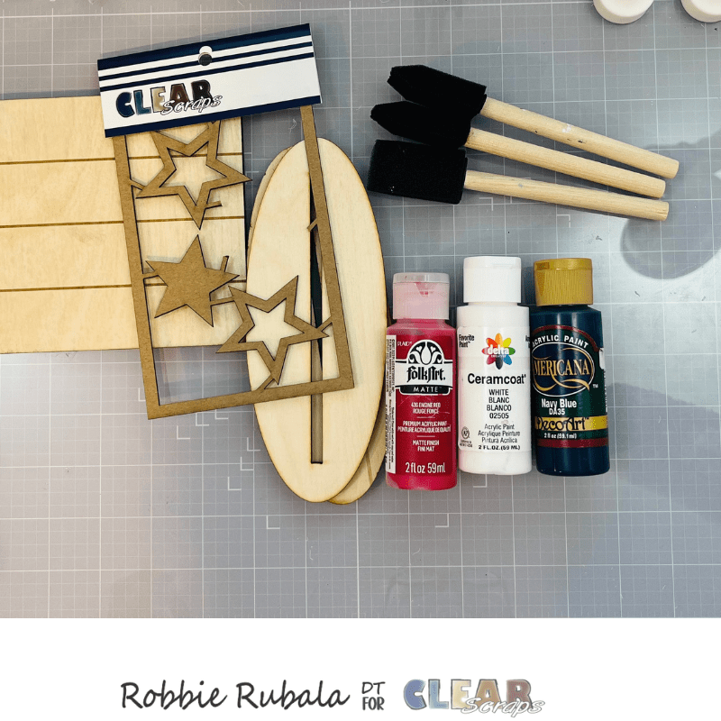 Square Shiplap patriotic idea