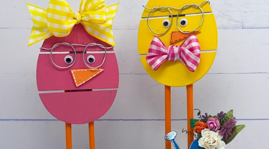 Chickadee Easter Decor