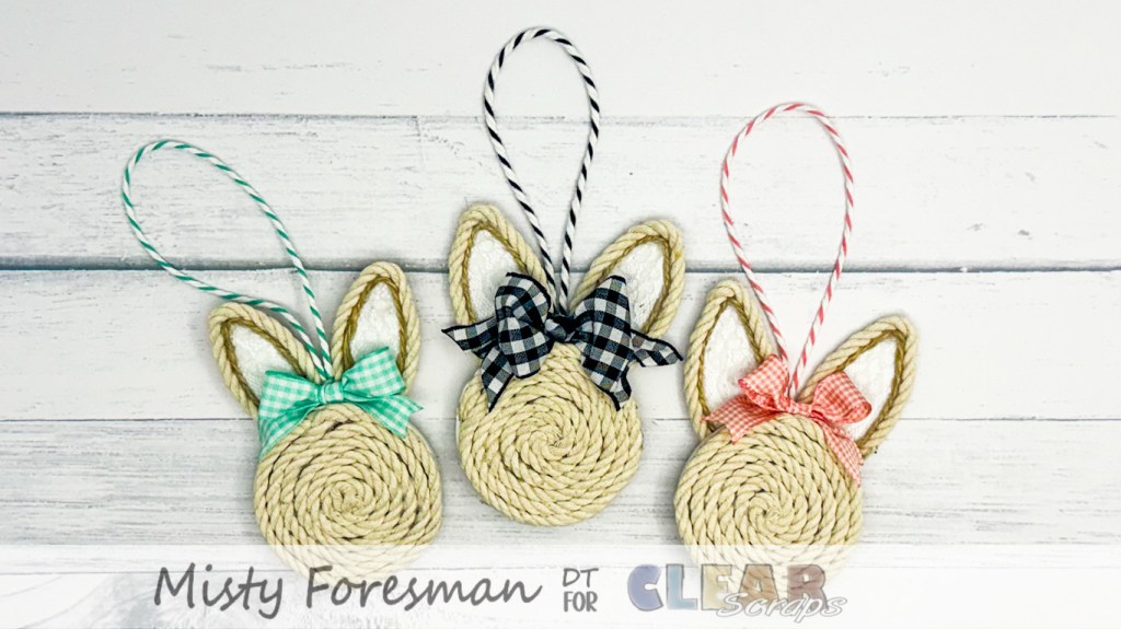 Wooden Bunny Ornaments