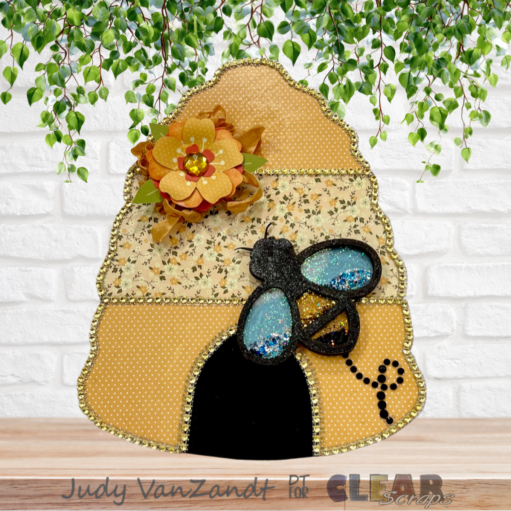 Sweet as Honey Beehive Home Decor with Clear&nbsp;Scraps