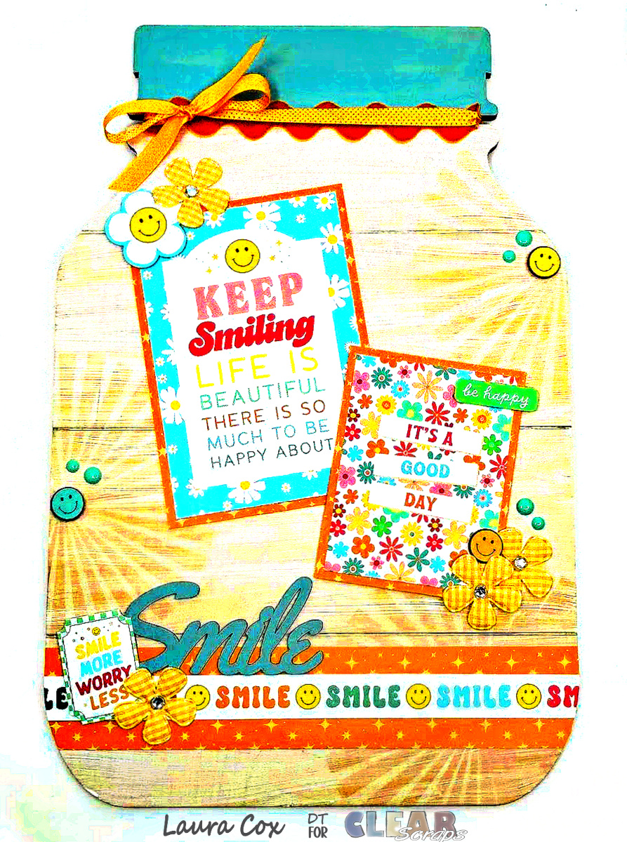 Clear Scraps Shiplap–Keep Smilin’