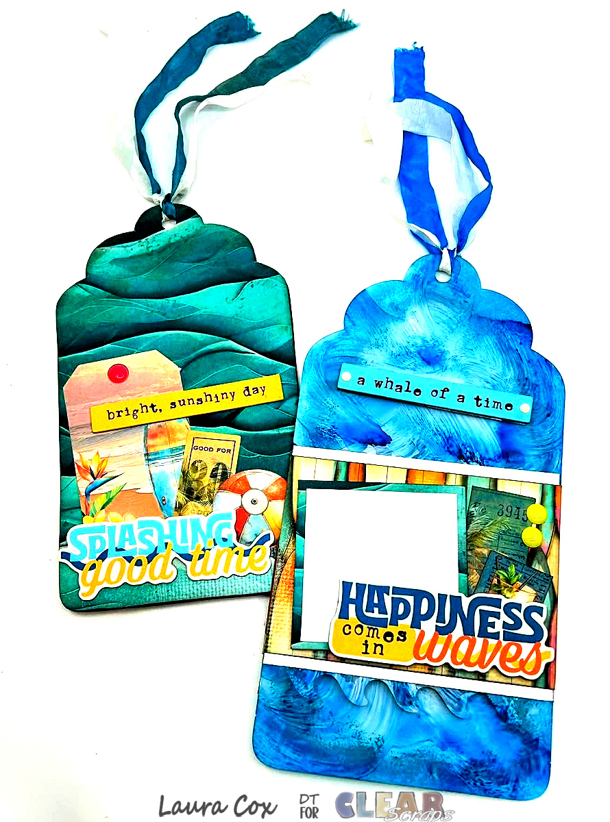 Clear Scraps Tags–Waves of&nbsp;Summer