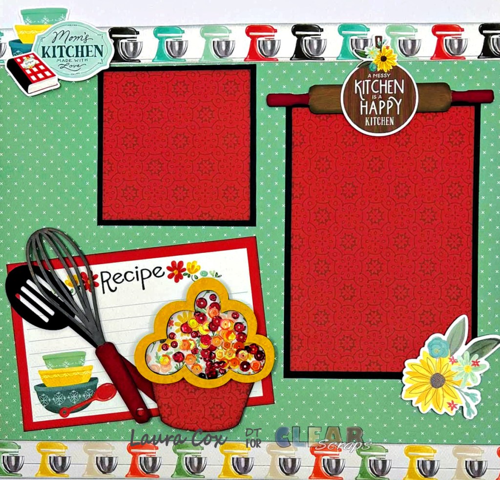 Clear Scraps Mini Shaker -Mom’s Kitchen&nbsp;LO