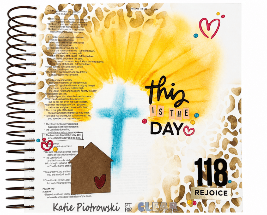 This Is the Day | Bible Journaling with Clear&nbsp;Scraps